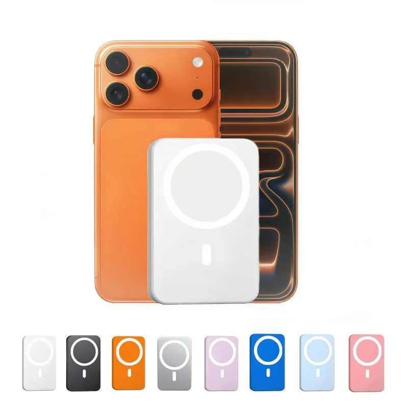 5000Mah Magnetic Wireless Power Bank for Iphone 12-17 Series, Portable Charger Compatible with Magsafe Cases, Back to School Essentials,Back to School,Back to School Haul